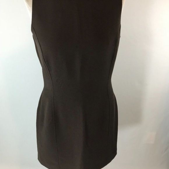 INC Brown Sleeveless Career Sheath Dress Size 10 - Picture 2 of 7
